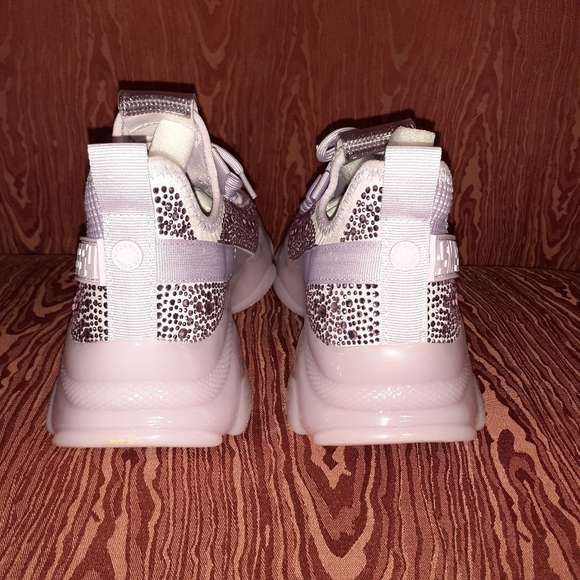 STEVE MADDEN MAXIMA RHINESTONES AND GLITTER LIGHT PURPLE WOMEN'S SIZE 8.5 NEW - Picture 7 of 13